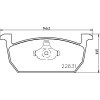 Sada brzdových platničiek kotúčovej brzdy BREMBO P 85 167