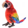 Papagáj Ara červený stojaci 20 cm
