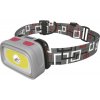 Čelovka Emos COB + CREE LED 3×AAA sivá