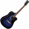 Eko guitars Ranger CW EQ Blue Sunburst Elektroakustická gitara Dreadnought