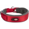 PREMIUM obojok extra široký, XS-S: 27-35 cm/25 mm, červená/grafit