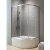 New Trendy Varia sprchovací kút 120x85 cm chromová lesklé/priehľadné sklo K-0508