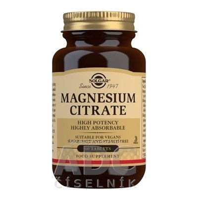 Solgar Magnesium citrát 200 mg tbl 1x60 ks