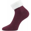 Dámske froté ponožky Hermiona bordová