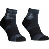 Pánske ponožky Ortovox All Mountain Quarter Socks M Veľkosť ponožiek: 45-47 / Farba: čierna/sivá