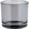 Svietnik na čajovú sviečku NERO ⌀ 9 cm, dymové sklo, Blomus