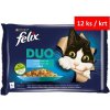 Felix Fantastic Duo Multipack treska a losos losos a sardinky sleď a pstruh pstruh a makrela 4 x 85 g
