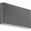 Rabalux 7952 Nesna exteriérové ​​nástenné svietidlo šedé zabudovaný LED 2x6W 2x264lm 3000K IP54