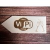 svadobná smerová šípka „Free Vi Pi Zone“ 17 - 50 cm 10572