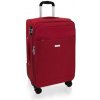 AVANCEA Textilný cestovný kufor GP7172 4W červený M 70x44x27 cm