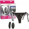 CalExotics Lace Thong Set vibračné nohavičky s diaľkovým ovládaním