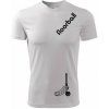 Floorball nápis šikmo - Pánske tričko Fantasy športové - 3XL ( Biela )