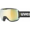 UVEX DOWNHILL 2100 CV RACE OTG black mat/mir gold colorvision green S5503922530 24/25