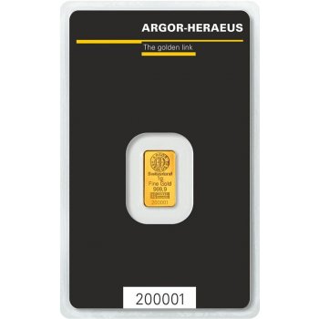 Argor-Heraeus zlatá tehlička 1 g