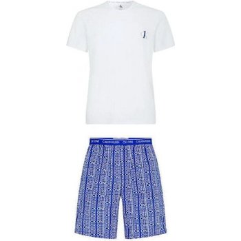 Calvin Klein 2128 W17 pánské pyžamo krátké bílo modré od 49,70 € -  Heureka.sk