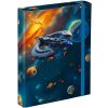 Obal na školské zošity A5 BAAGL VESMÍR tmavo modrá,mix