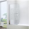 Murano II. sprchový paravan s s pieskovaným sklom 70 cm x 150 cm x 6 mm