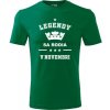 Zelené tričko Legendy sa rodia v novembri - darček k 60 narodeninám pre mužov XXL