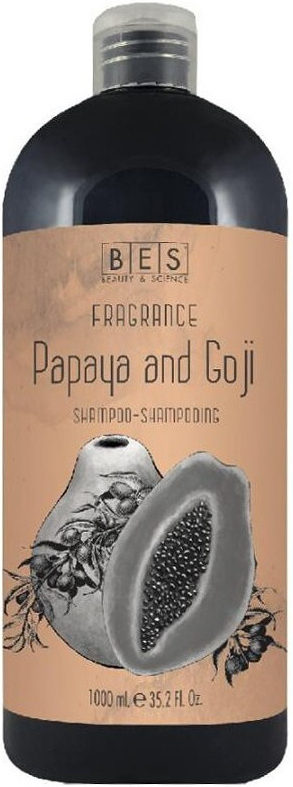 Bes Fragrance Papaya And Goji Shampoo 1000 ml
