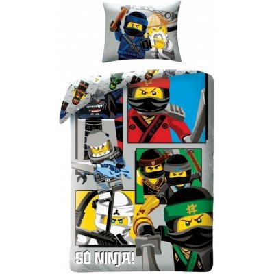 Halantex obliečky Lego Ninjago So ninja! 140x200 70x90 od 22,41 € -  Heureka.sk