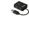 Equip 128952 hub USB 2.0 480 Mbit/s Čierna (Equip 128952)