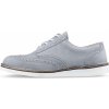 Vasky Brogue Low Grey - Dámske kožené poltopánky sivé, ručná výroba jesenné / zimné topánky 37 EU