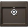 SCHOCK Mono N-100 Cristadur drez, s excentrom, horná montáž, 570 x 510 mm, Bronze, MONN100ABRO