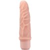 Blush Dr. Skin Silicone Dr. Robert 7 Inch Vibrating Dildo Beige