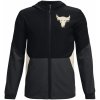 Detská športová bunda Under Armour PJT ROCK BRAHMA FZ HDY K čierna 1370253-001 - YXL