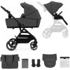 KINDERKRAFT SELECT Kočík kombinovaný Yoxi 2v1 Moonlight Grey KSYOXI00GRY2000