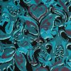 Strima Viscose/EA Jersey Print - Gothic, Petrol