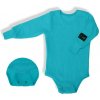 ESITO Rastúce body rebrované Turquoise - tyrkysová Veľ. 62 - 68