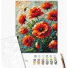 BRUSHME Malování podle čísel BRUSHME 40 x 50 cm vlčí máky 1 ks v krabičce