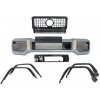 KITT Front Bumper with Fender Flares Wheel Arches and Front Grille suitable for Mercedes G-Class W463 (1989-2018) G65 Design