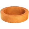 Záhradné okrúhle ohnisko SOMBRERO z cortenovej ocele Velkosť: Sombrerro 3 - 100x20 cm