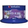 Verbatim DVD+R DL Double Layer Wide Inkjet Printable 43703 8.5GB 8X spindle 50-pack