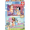 Drevené puzzle Bluey Educa 2x25 dielov