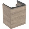Geberit Acanto skrinka pod malé umývadlo, orech hickory/melamín s drevenou štruktúrou 503.002.JR.1
