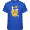 Premium Tričko - Pivný motív - Na zdravie - Kráľovská - 4XL - Pánske