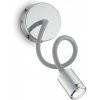 LED prisadené nástenné a stropné svietidlo Ideal lux FOCUS 097206 - chróm
