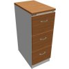 Trojzásuvková kartotéková skriňa OP, 41,6x104x64 cm, jelša/sivá - 1 kus - 1 KS - 3 - kartotéková - 416x1040x640 mm - Office Pro - 64 cm - 41.6 cm - 104 cm - jelša/sivá OFFICE PRO