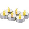 Čajové sviečky sada 6x1LED IP20 1x CR2032 vintage strieborné
