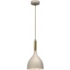 Luminex Luster na lanku NOAK 1xE27/15W/230V béžová/zlatá LU4005 + záruka 3 roky zadarmo