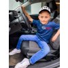 Tmavo-modré chlapčenské tričko s krátkym rukávom , Veľkosť 3-4 rokov