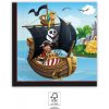 Procos Papierové servítky - Piráti 33 x 33 cm