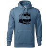 Vlak 753 - Mikina pánska Cape s kapucňou - L ( Denim )