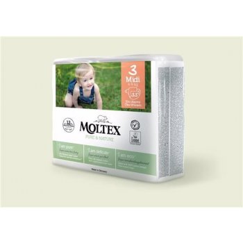 MOLTEX Plenky Pure & Nature Midi 4-9 kg 33 ks