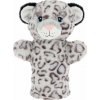 Keel Toys Keeleco plyšový maňuška na ruku eko 27 cm - Levhart snežný