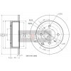 Brzdový kotúč HYUNDAI zadný MATRIX SONATA 01-10 MAXGEAR