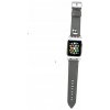 Karl Lagerfeld Karl Head PU Remienok pre Apple Watch 42mm/44mm strieborná 3666339033743